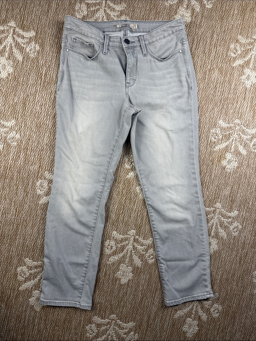 Athleta Light Gray Skinny Jeans